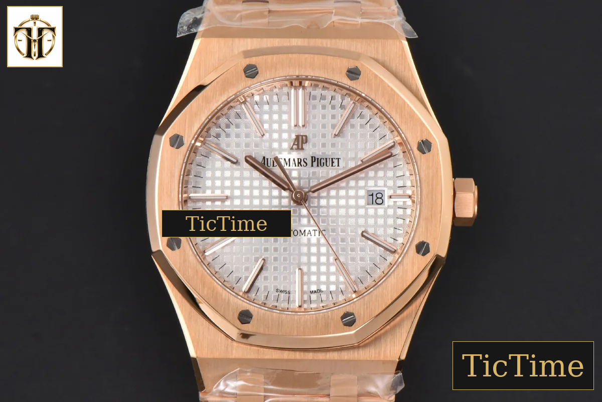 Royal Oak 15400 41mm ZF RG White Textured Dial RG Bracelet SA3120 — foto 2