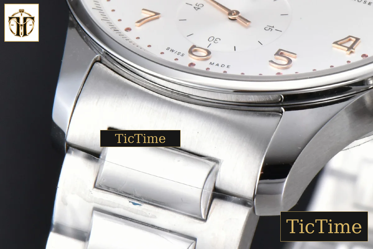Portuguese IW371604 41mm ZF White Dial RG Markers SS Bracelet A96355 — foto 10