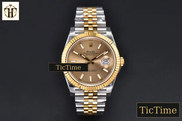 Foto frontal — DateJust 41mm VSF YG/SS YG Dial Lume Marker Jubilee VS3235