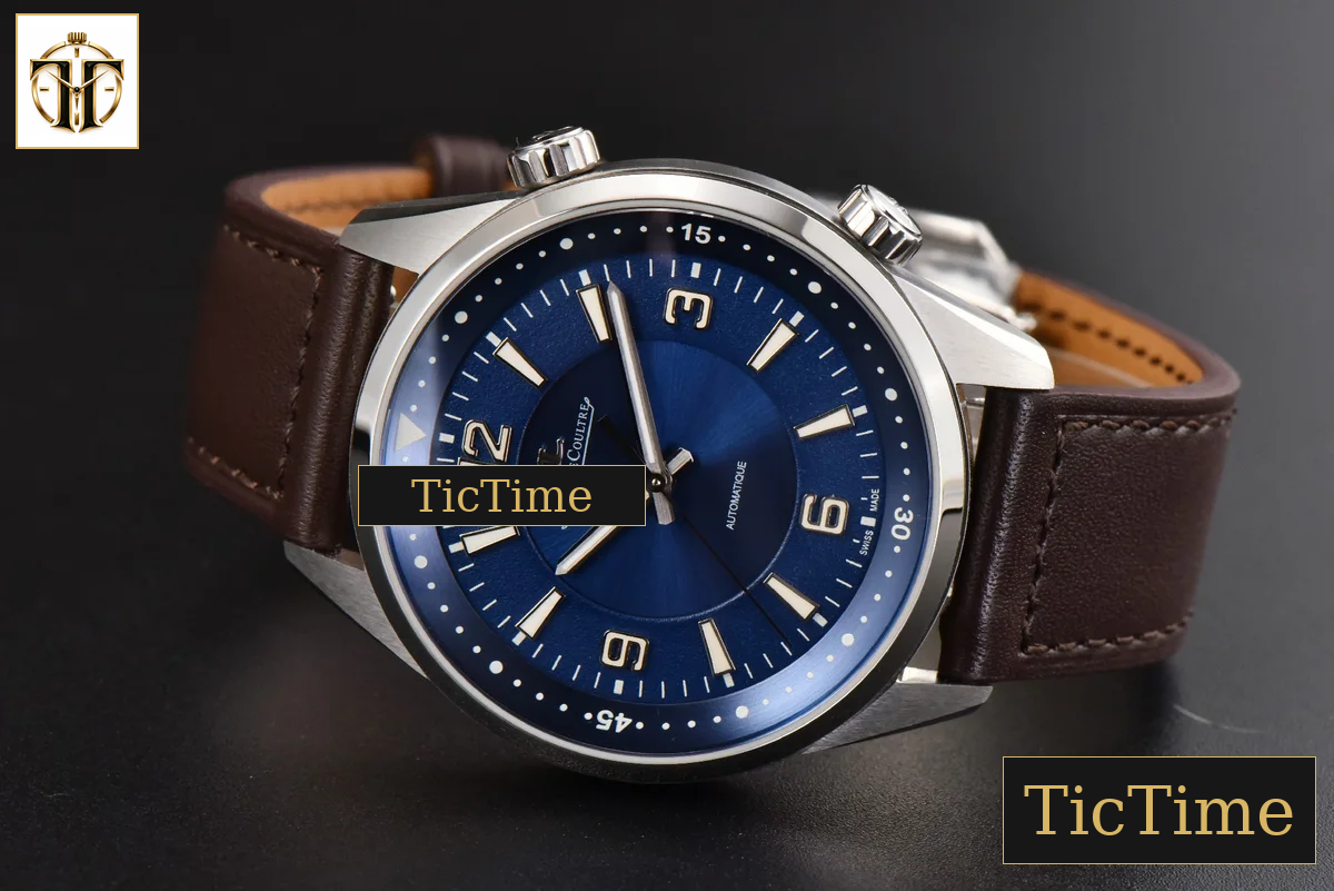 Polaris Geographic 40mm LTF Blue Dial Black Leather Strap Miyota 9015 — foto 12