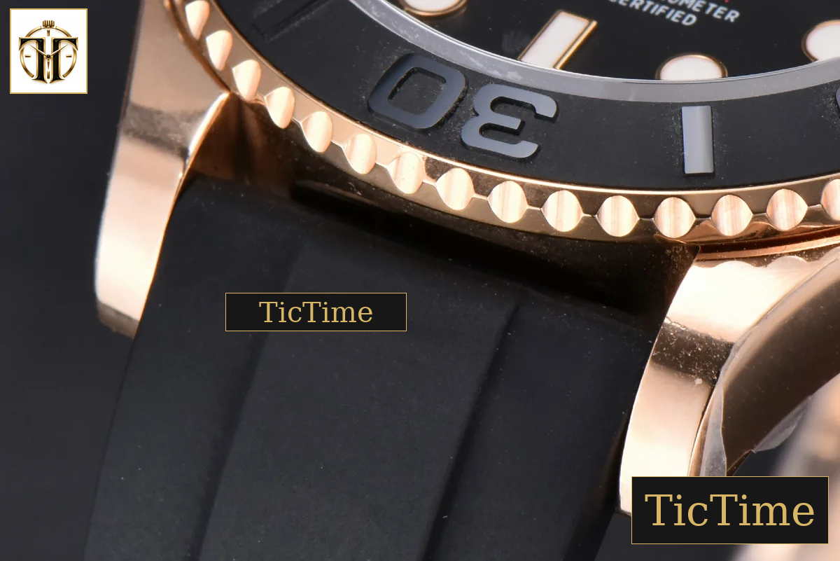 Yacht-Master 126622 40mm ARF RG Black Ceramic Bezel Oysterflex Strap VR3235 — foto 11