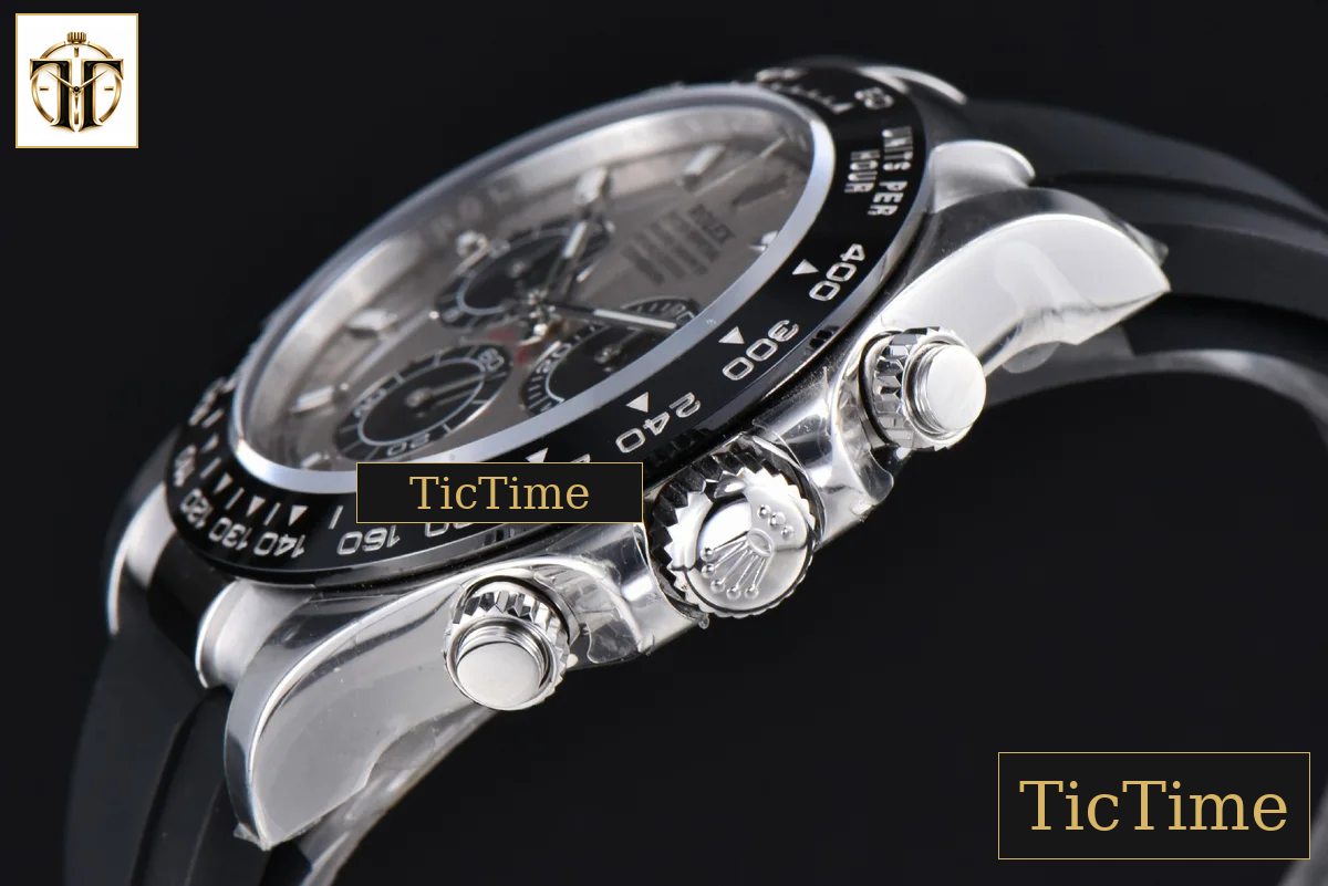 Daytona 116519 40mm ZF SS Gray Black Subdial Oysterflex Strap SH4130 — foto 11