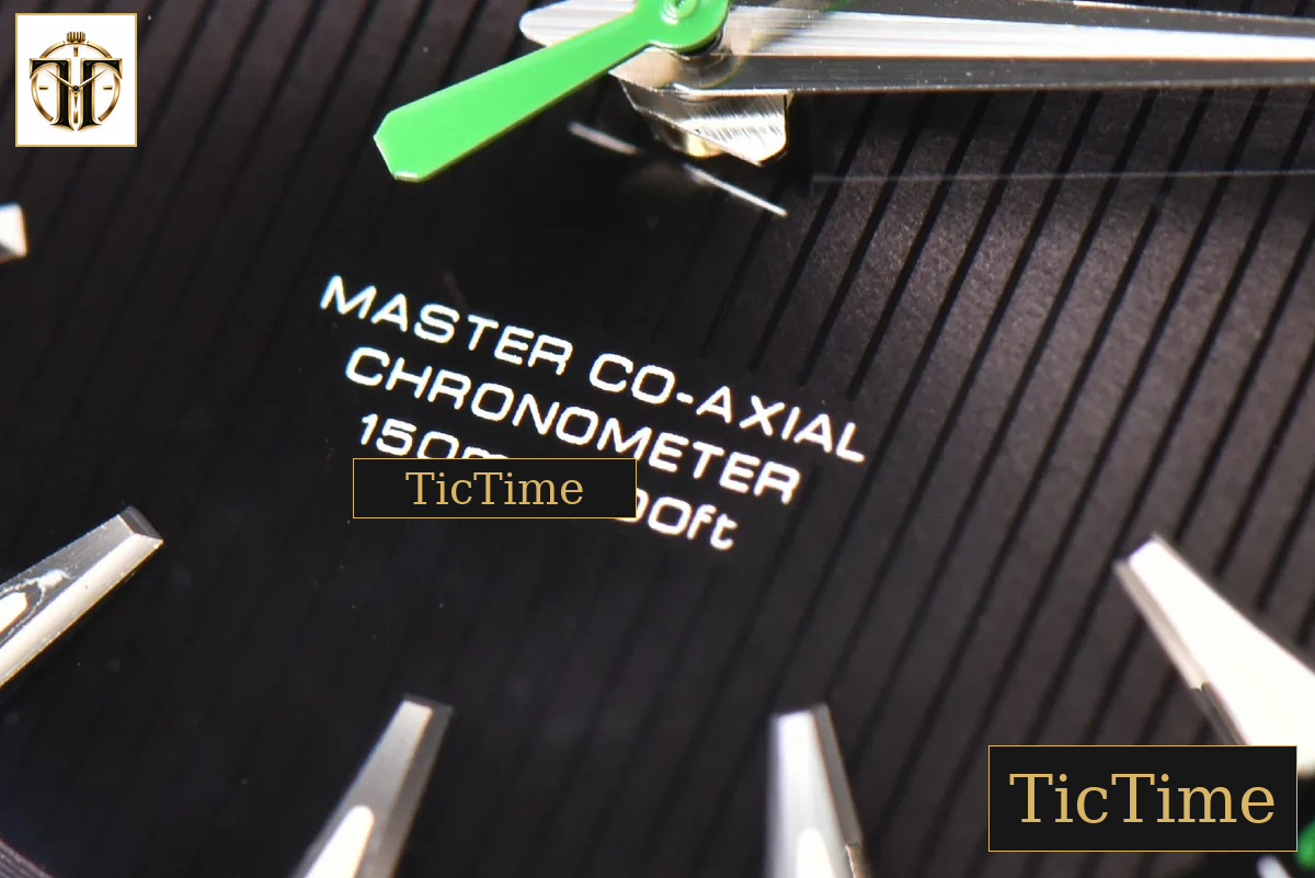 Aqua Terra 150M 41mm VSF Black Dial Green Hand SS Bracelet A8500 — foto 6