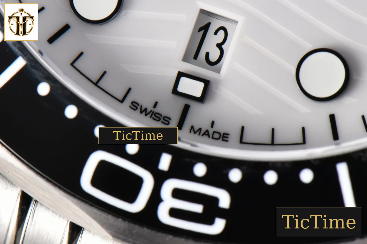 Seamaster Diver 300M 42mm ZF Black Ceramic White Dial SS Bracelet A8800 — foto 8