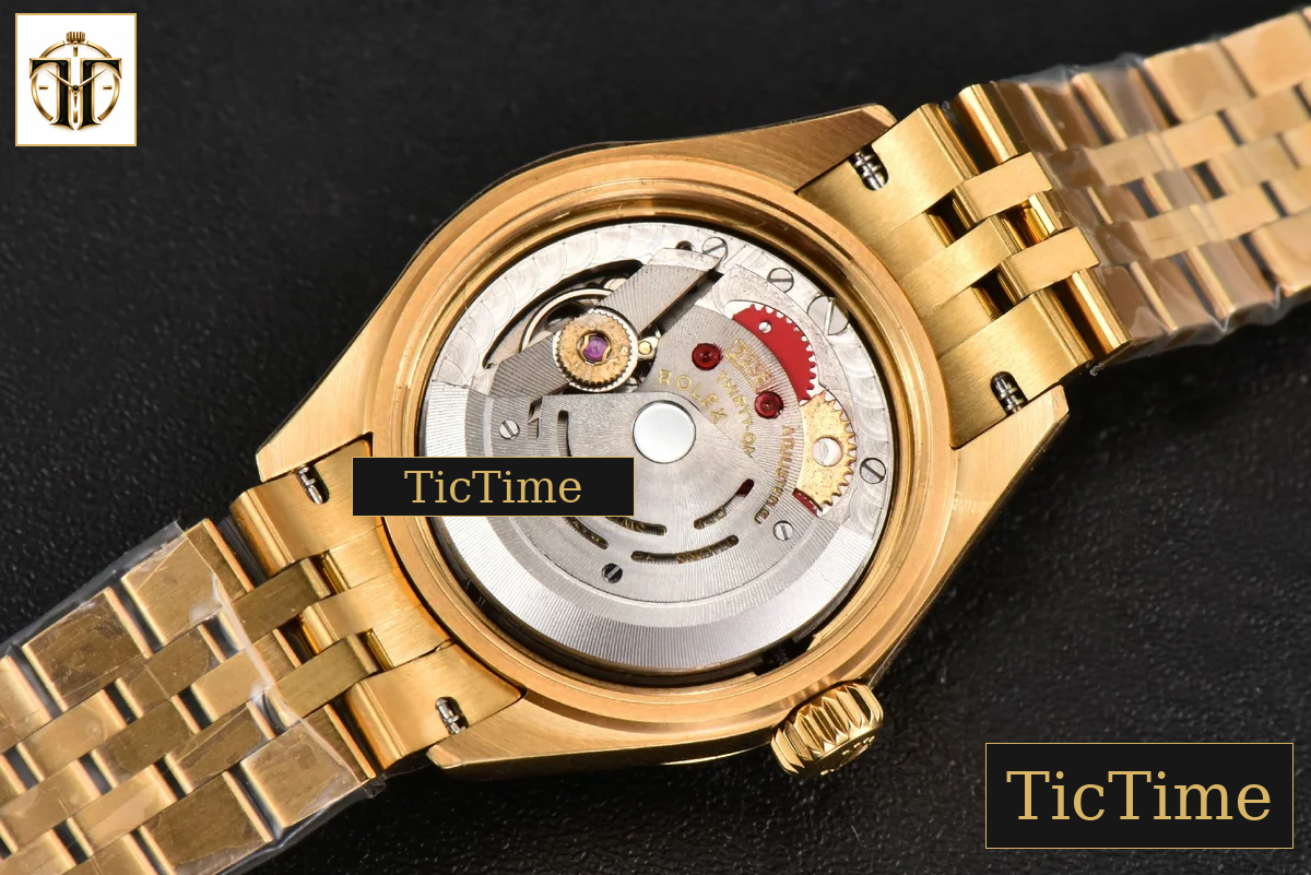 DateJust Ladies 28mm WF YG Gold Dial Roma Marker Jubilee Bracelet A2236 — foto 22