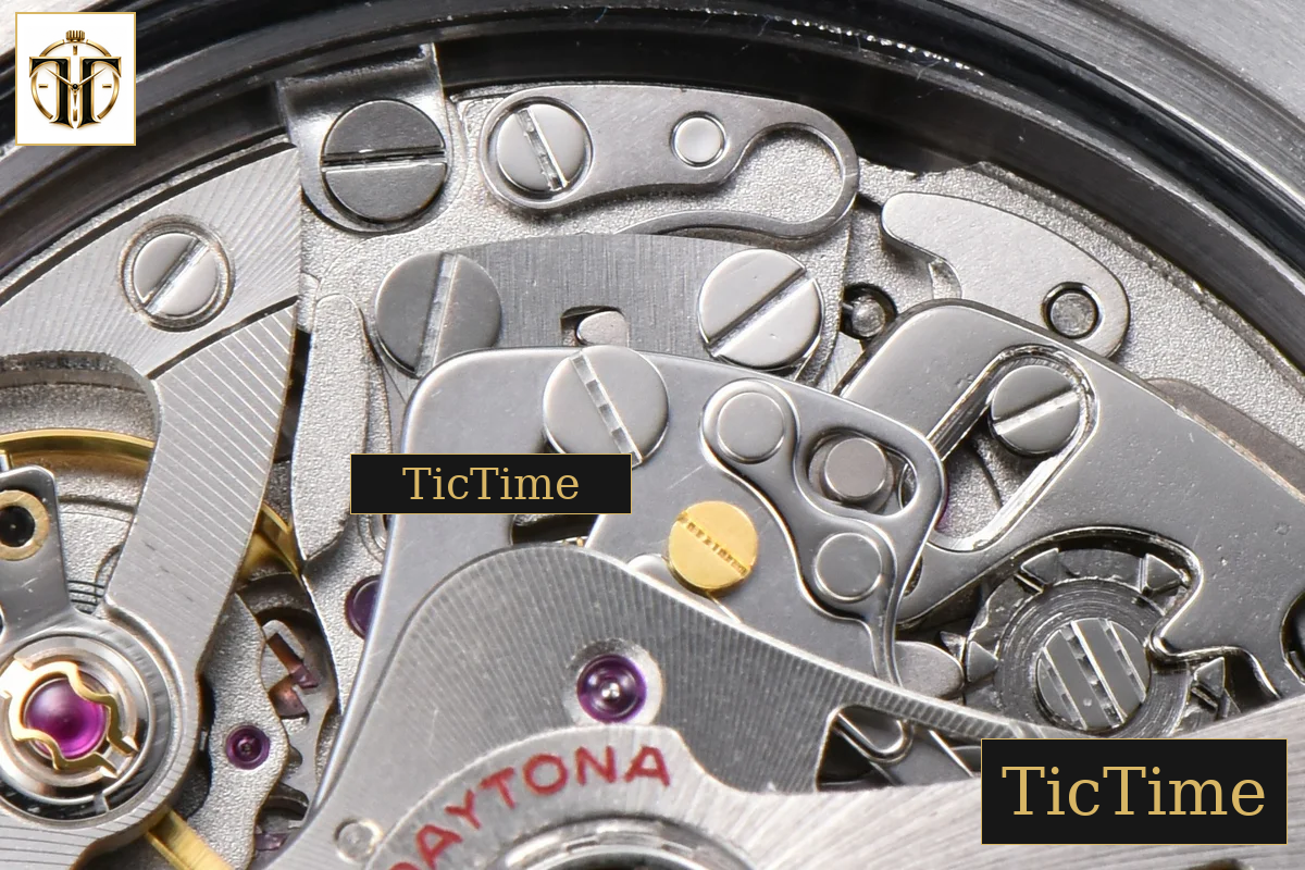 Daytona 126519 40mm BPF SS Black Dial Sliver Subdial Black Oysterflex Strap SH4131 — foto 21