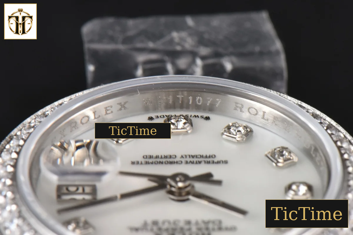DateJust Ladies 28mm WF Diamond MOP Dial Diamond Marker Jubilee Bracelet A2236 — foto 15