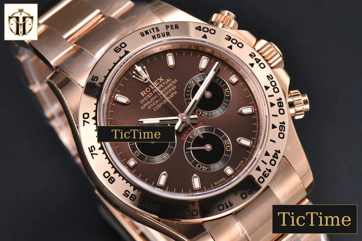 Daytona 116505 APSF RG Brown Dial Lume Marker RG Bracelet SH4130 — foto 15