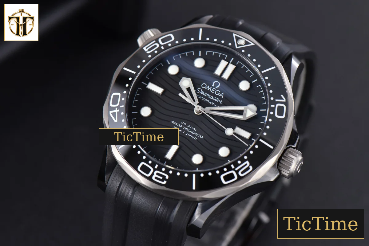 Seamaster Diver 43.5mm VSF Ceramic 300M Black Dial Rubber Strap A8806 — foto 4