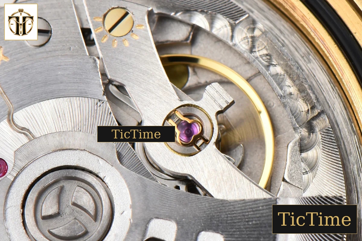 DayDate 40mm GMF YG Black Dial Diamond Marker President Bracelet A3235 — foto 22