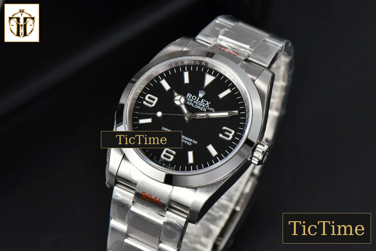 Explorer I 124270 36mm EWF Black Dial SS Bracelet A3230 — foto 4