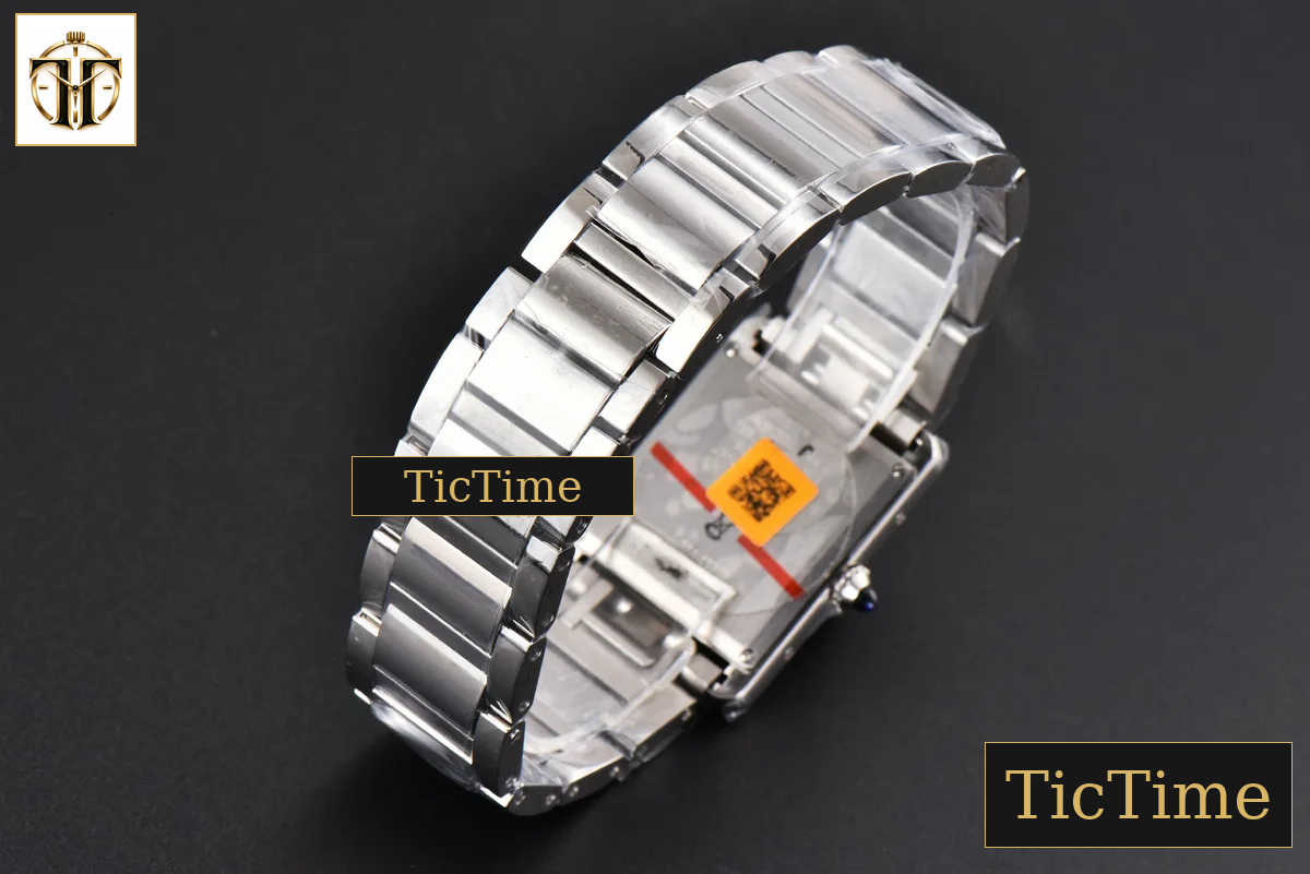 Tank Must Small 29.5mmx22mm K11F White Dial SS Bracelet Ronda Quartz — foto 21
