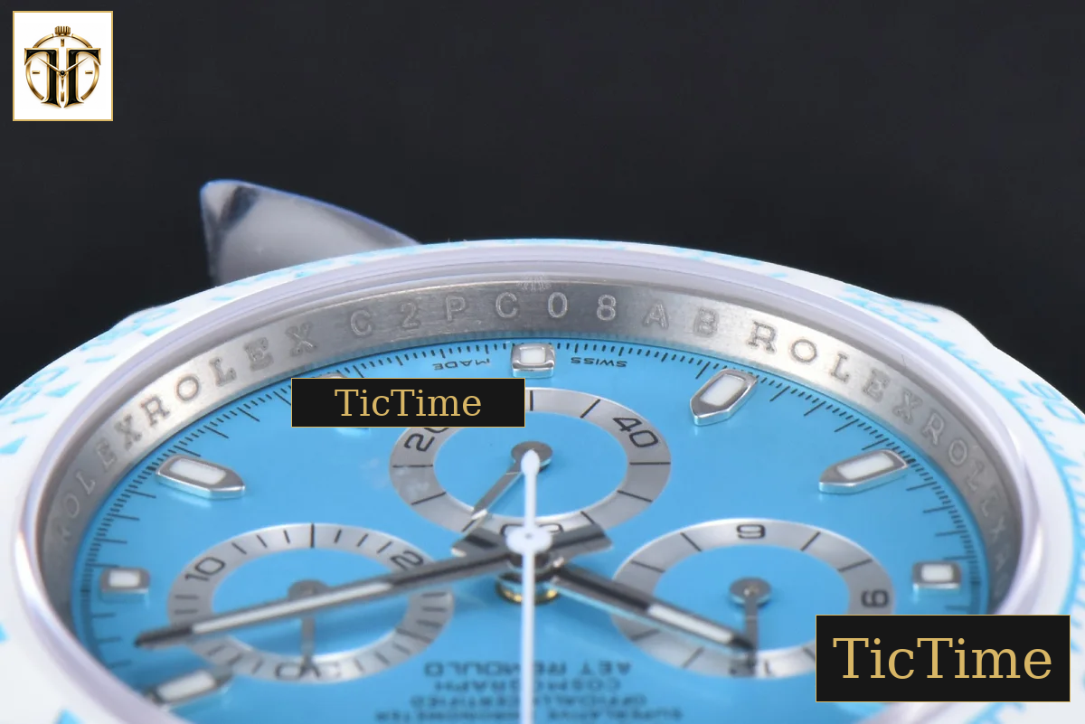 Daytona AETF White Ceramic Blue Dial Ceramic Bracelet V2 SA4130 — foto 13