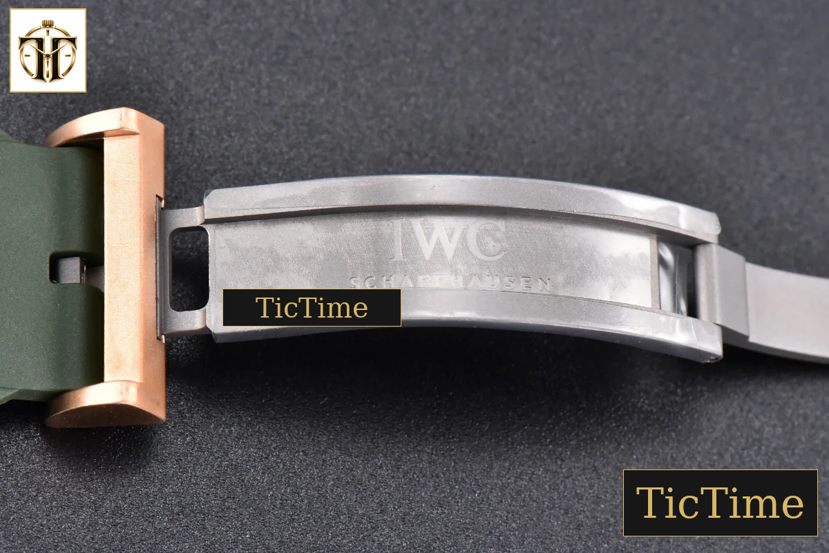 Big Pilot IW329702 43.8mm M+F Bronze Green Dial Green Rubber Strap A2892 — foto 29
