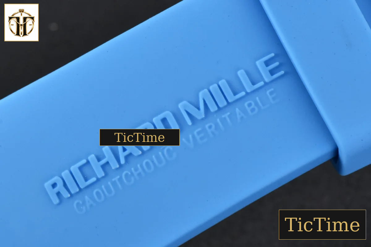 Transparent Case Tourbillon RM053-02 44.5mm JBF Ice Blue Rubber Strap — foto 16