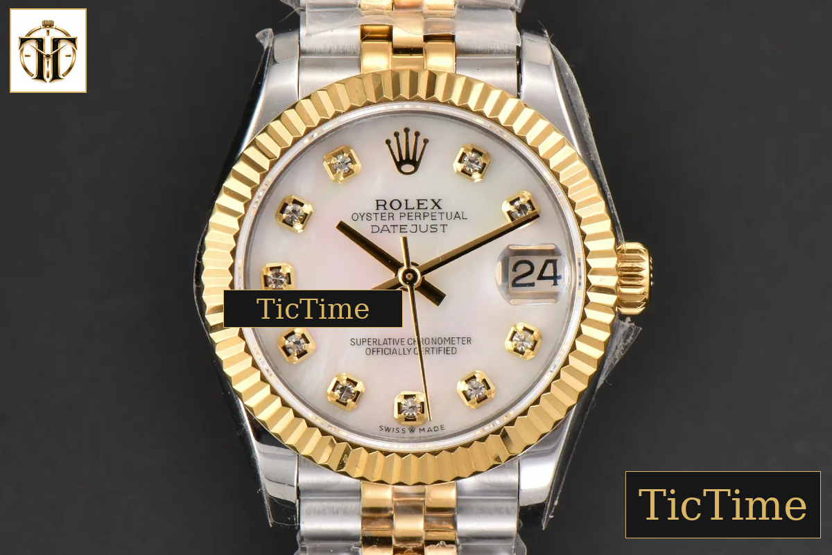 DateJust Ladies 904L 31mm WF YG/SS MOP Dial Jubilee Bracelet A2671 — foto 2