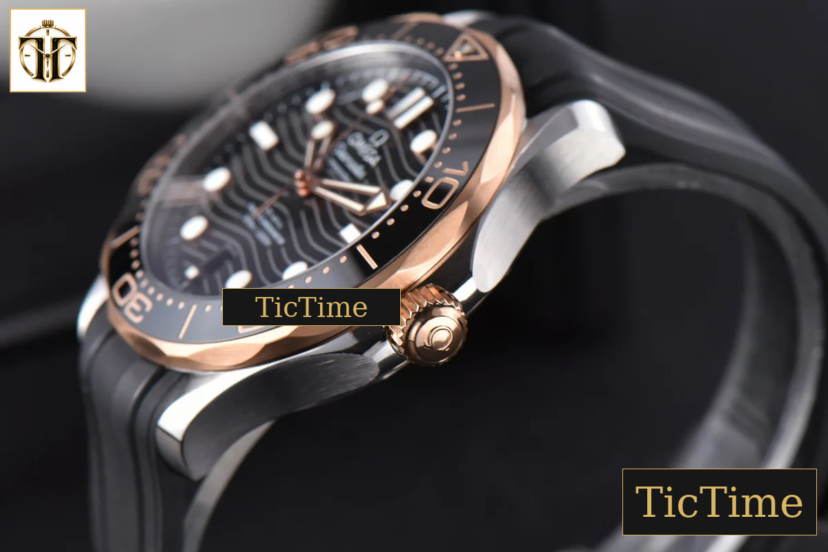 Seamaster Diver 42mm VSF RG/SS 300M Black Dial Rubber Strap A8800 — foto 10