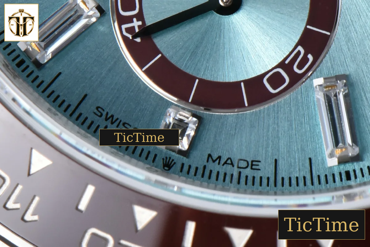 Daytona 904L 126506 40mm BPF SS Black Bezel Ice Blue Dial Diamond Marker SS Bracelet SH4131 — foto 9