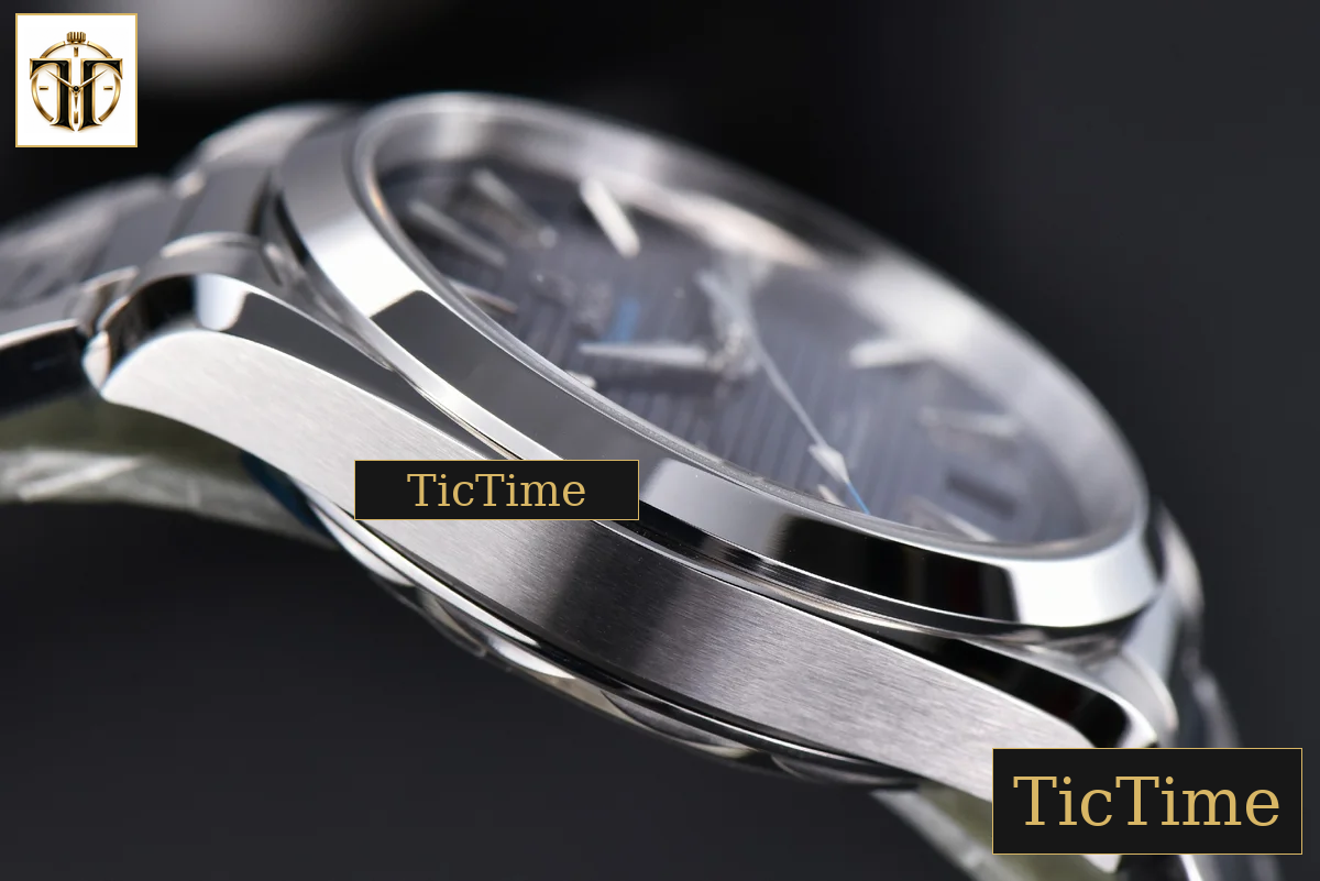 Aqua Terra 150M Dark 41mm VSF Blue Dial Silver Hand Silver Markers SS Bracelet A8900 — foto 11