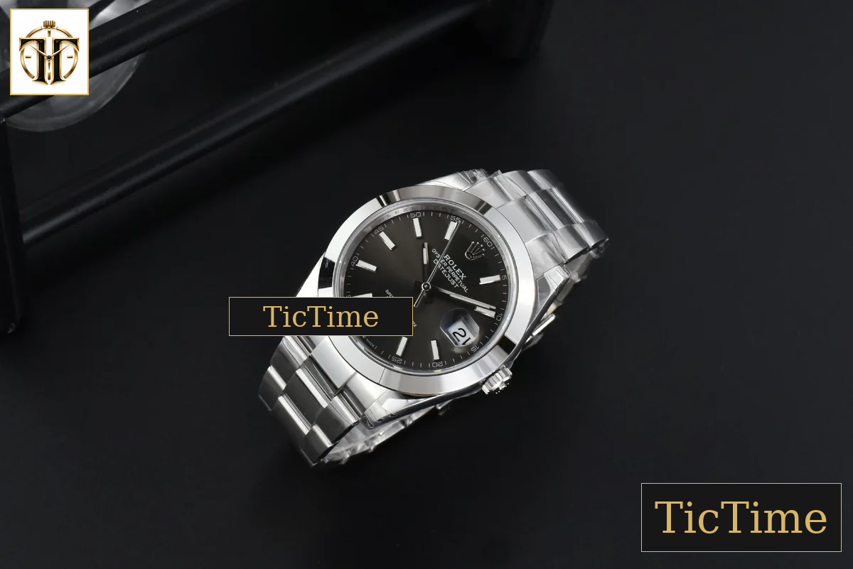 DateJust Smooth Bezel 126300 41mm VSF Gray Dial Oyster Bracelet VS3235 — foto 25