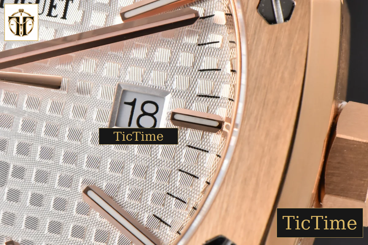 Royal Oak 15400 41mm ZF RG White Textured Dial RG Bracelet SA3120 — foto 9
