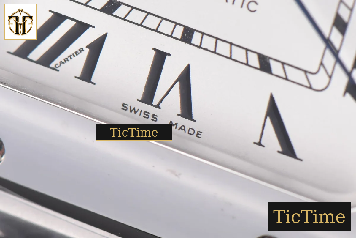 Santos de Cartier Medium 35mm BVF SS White Dial SS Bracelet Miyota 9039 — foto 12