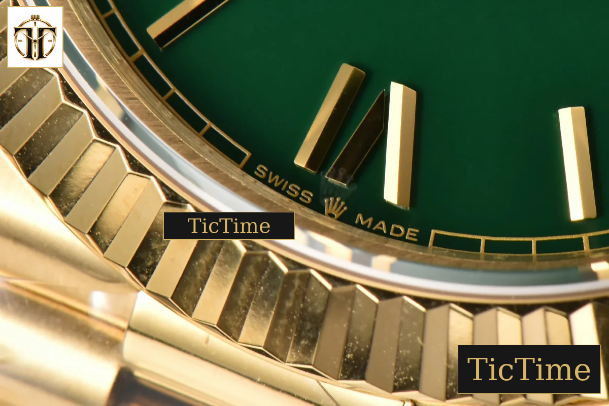 DayDate 904L 40mm BPF YG Green Dial YG Bracelet A2836 — foto 8