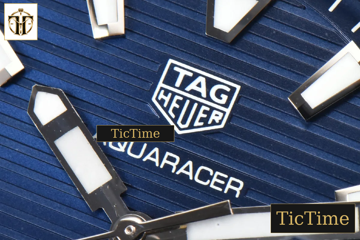 Aquaracer Calibre 5 43mm OF Blue Dial Silver Hand SS Bracelet SW200 — foto 8
