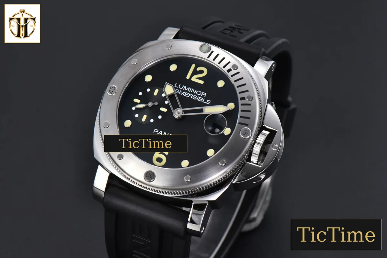 Luminor Submersible PAM1024 44mm VSF Black Dial Rubber Strap — foto 4