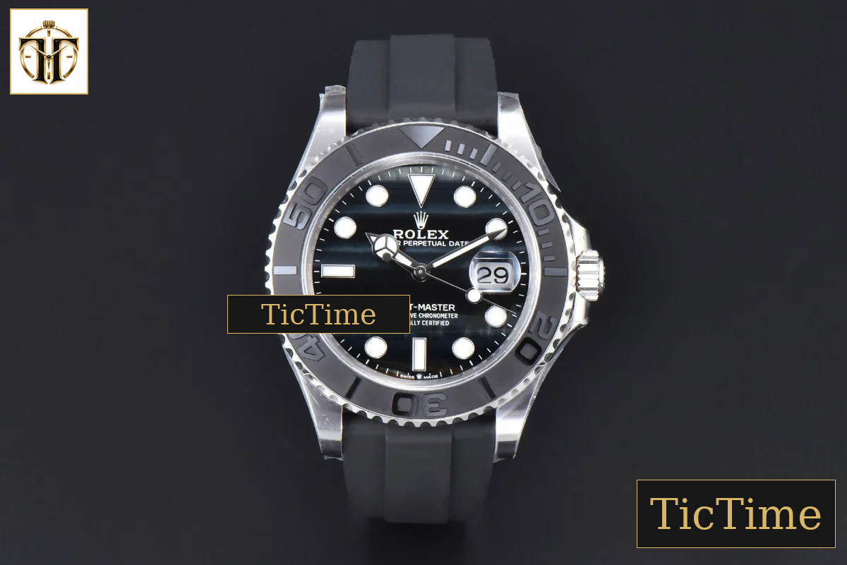 Yacht-Master Falcon’s Eye Dial 226659 42mm Clean Factory Black Rubber Strap VR3235 — foto 3