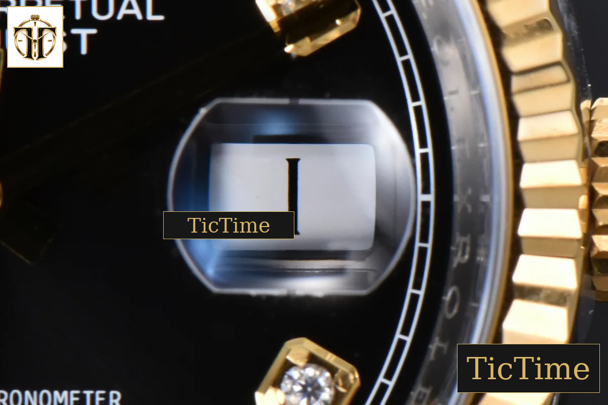 DateJust 126333 36mm Clean Factory YG/SS Black Dial Diamond Marker YG/SS Jubilee Bracelet VR3235 — foto 7