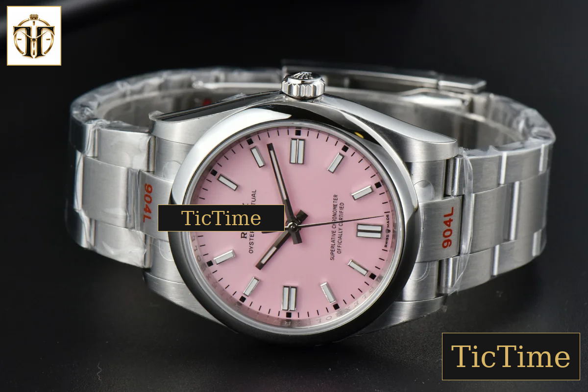 Oyster Perpetual 126000 36mm EWF Pink Dial SS Bracelet A3230 — foto 14