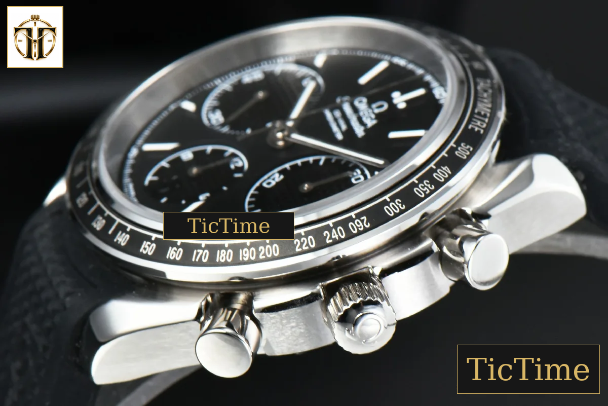 Speedmaster Racing Master 40mm HRF Black Dial Black Rubber Strap A7750 — foto 10