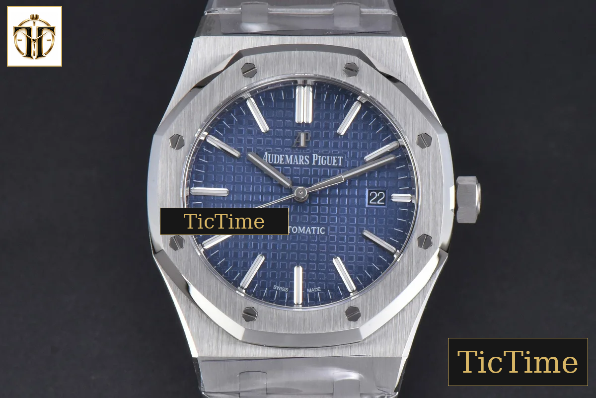 Royal Oak 15400 41mm ORF Blue Textured Dial SS Bracelet A3120 — foto 2