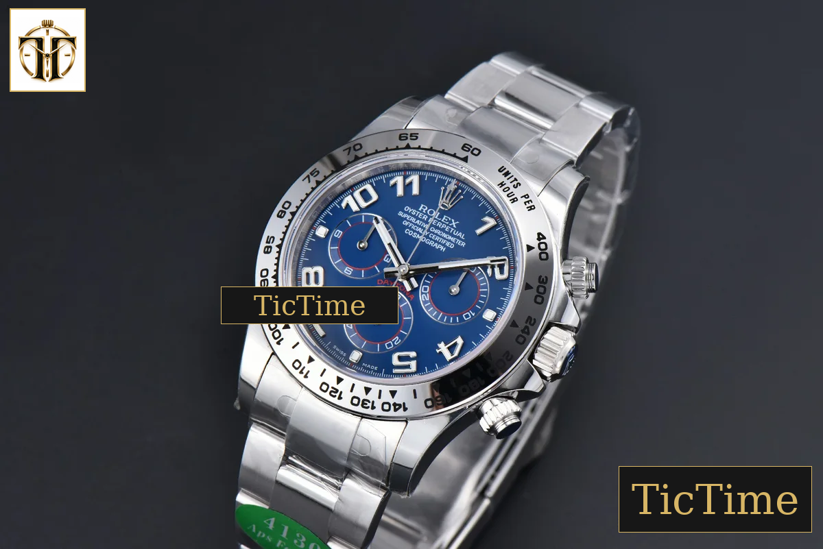 Daytona 116509 APSF SS Blue Dial Digital Marker SS Bracelet SH4130 — foto 5