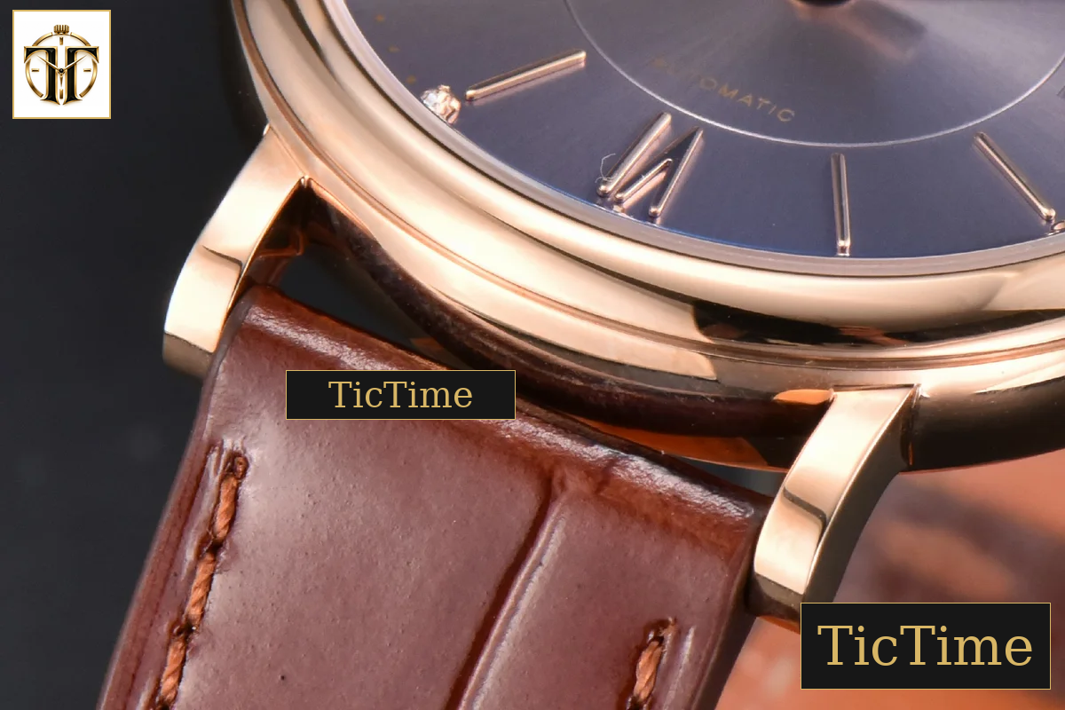 Portofino 37mm V7F RG Gray Dial RG Marker Brown Leather Strap A2892 — foto 10