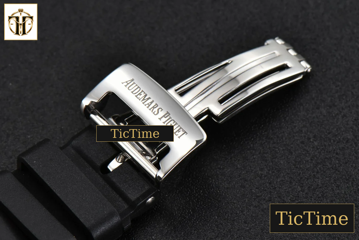Offshore Ladies 26231ST 37mm RXWF Diamond Black Dial Black Subdial Black Rubber Strap Quartz — foto 22