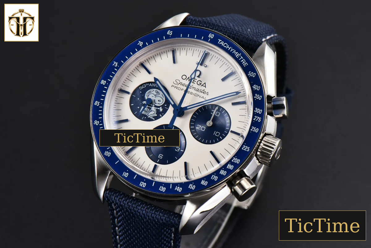 Speedmaster Professional ‘Snoopy’ 50th Anniversary Nylon Strap (Mod) 42mm GSF A7750 — foto 4