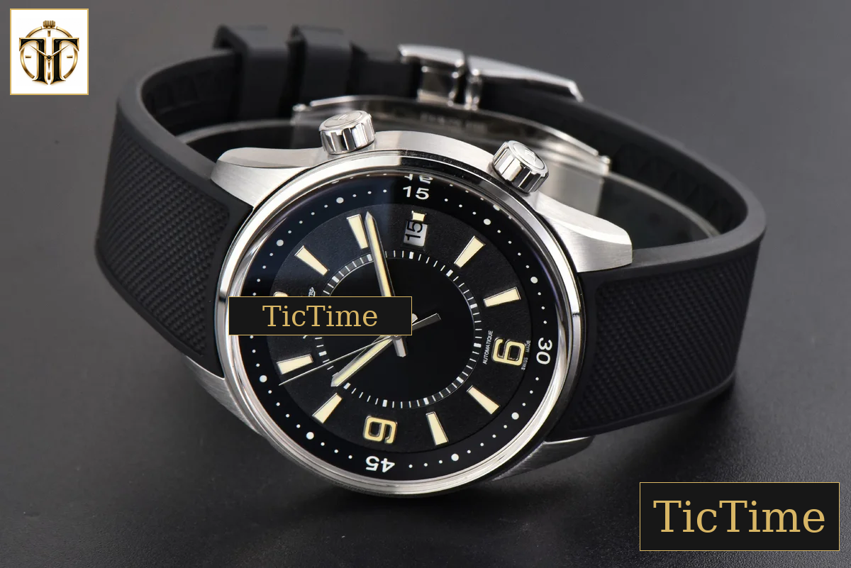 Polaris Geographic 42mm JQKF Black Dial Black Rubber Strap A2824 — foto 11