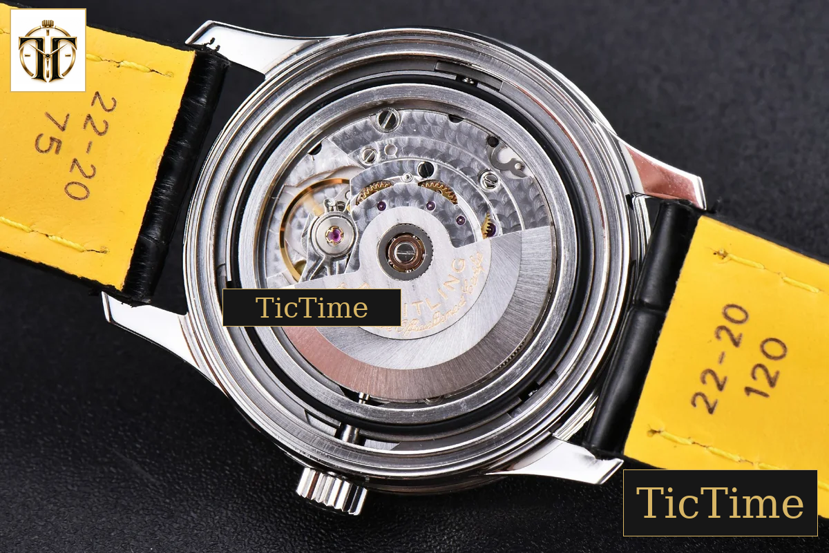 Navitimer 41mm TF SS Black Dial White Bezel Black Leather Strap A2824 — foto 15