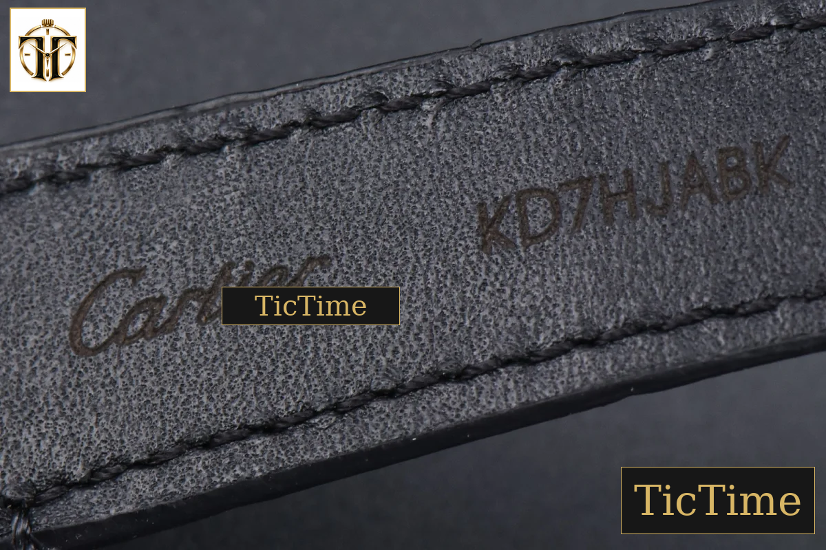 Santos de Cartier Medium 35mm AF SS Black Dial Black Bezel Black Leather Strap Miyota 9015 — foto 29