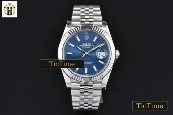 Foto frontal — DateJust 126334 41mm VF Blue Dial Jubilee Bracelet DD3235