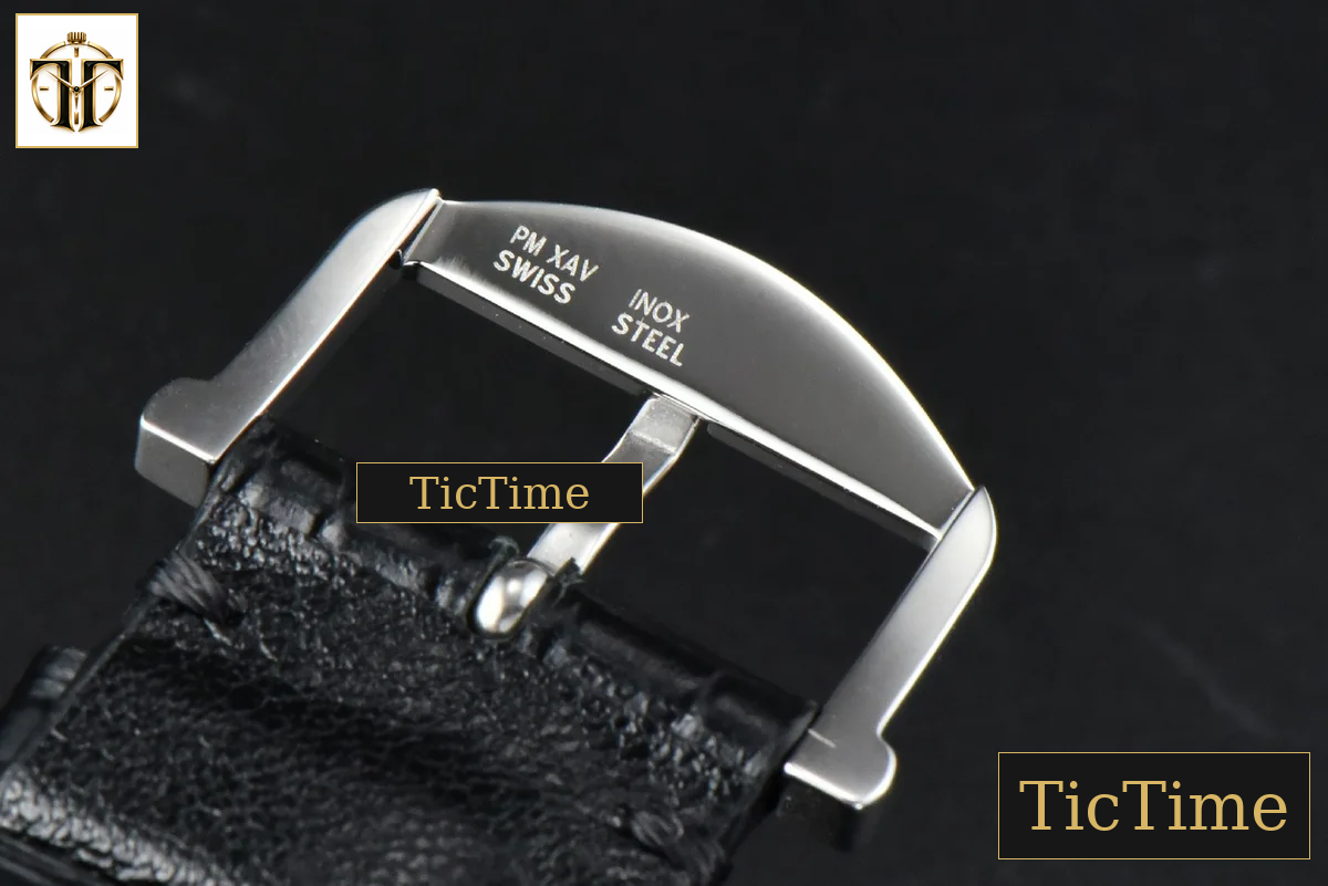 Portofino Automatic 40mm ZF Blue Dial White Marker Black Croc Strap A9019 — foto 16