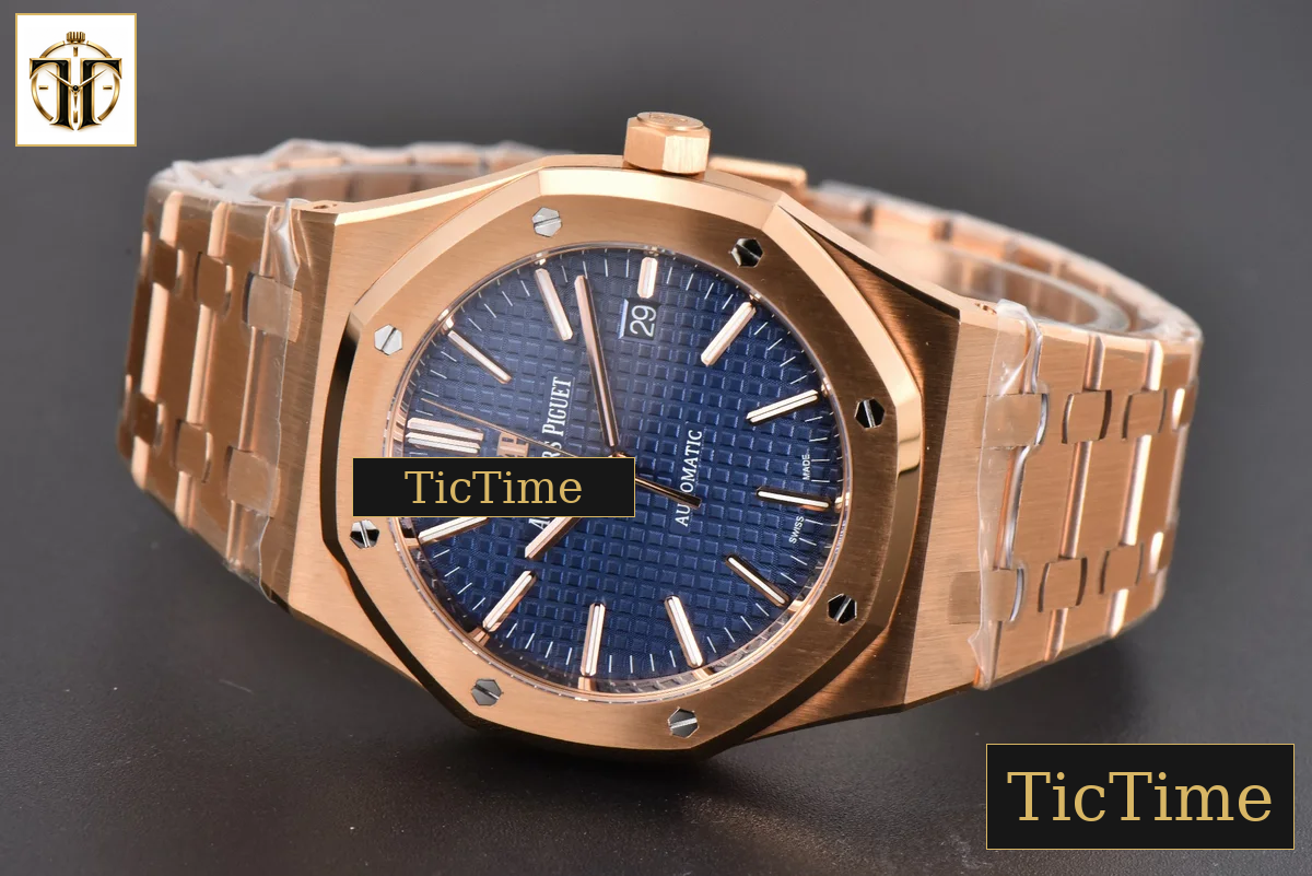 Royal Oak 15400 41mm ZF RG Blue Textured Dial RG Bracelet SA3120 — foto 14
