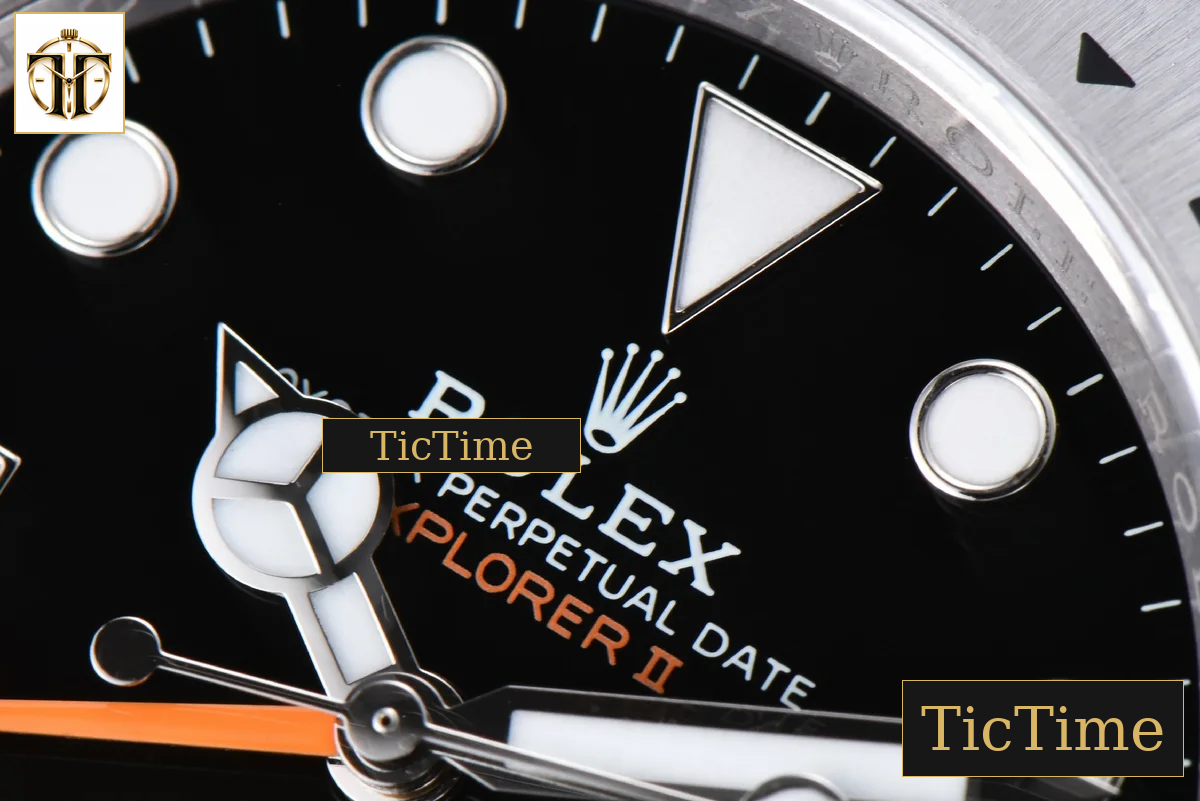 Explorer II 904L 226570 42mm Clean Factory Black Dial SS Bracelet CHS DD3285 — foto 5