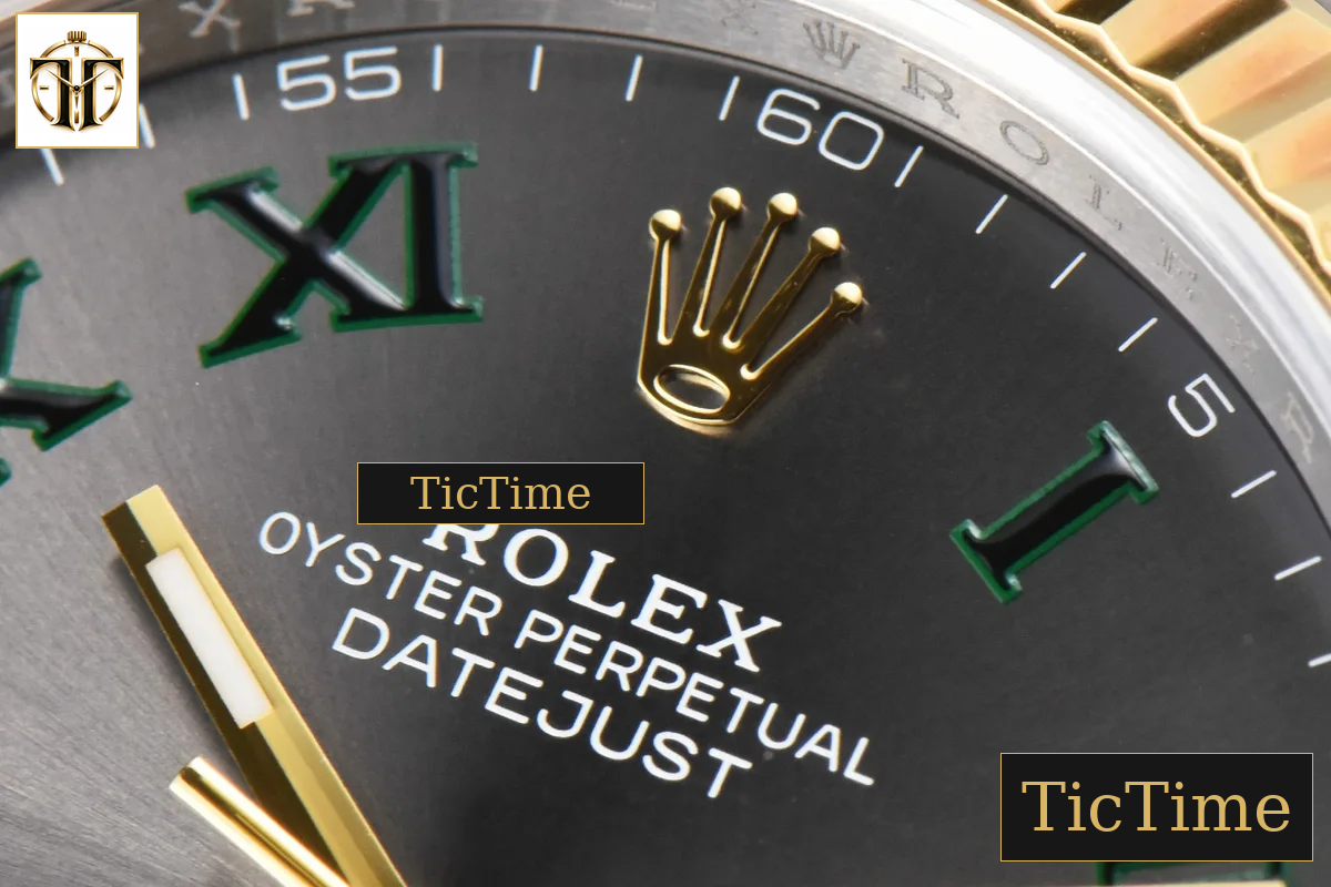 DateJust 126333 41mm Clean Factory YG/SS Wimbledon Gray Dial Jubilee Bracelet VR3235 — foto 5
