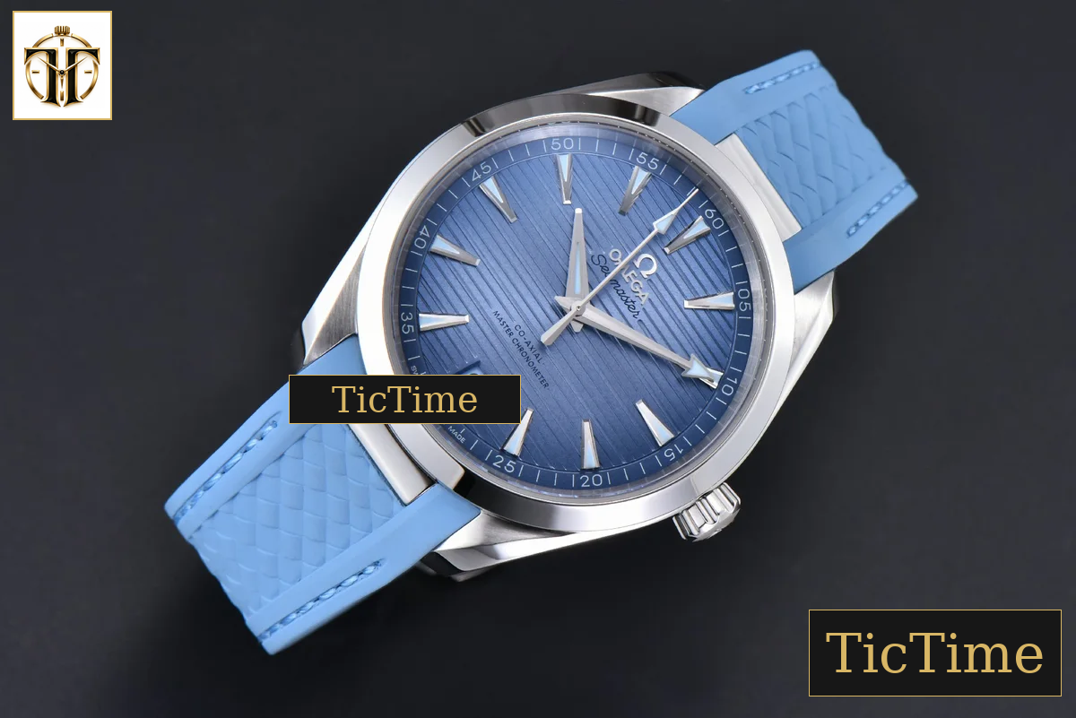 Aqua Terra 150m Summer 41mm VSF Blue Dial Rubber Strap A8900 — foto 4