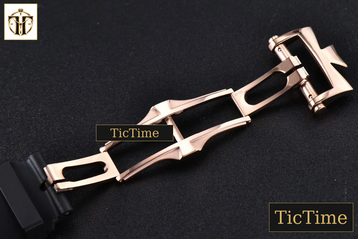 Overseas 47040 42mm MKF RG Brown Dial Rubber Strap 9015 — foto 26