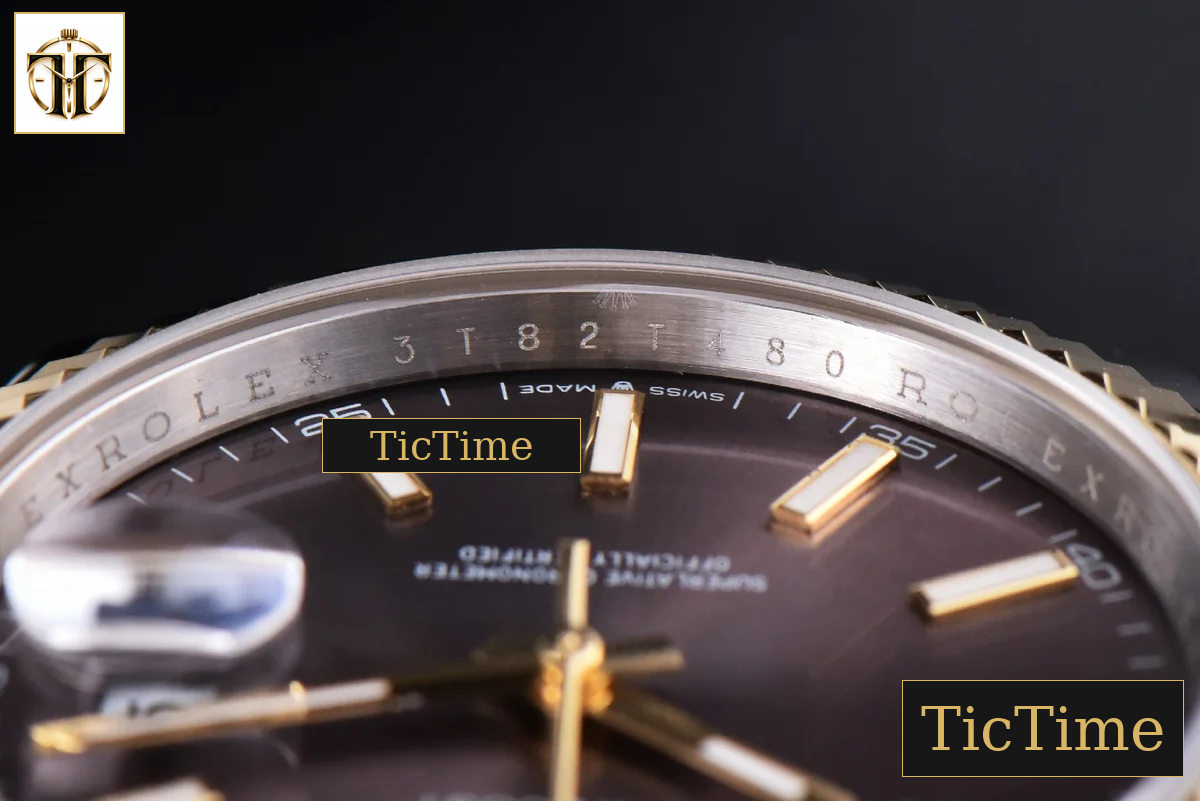Datejust 41mm GMF YG/SS Gray Dial Stick Marker Fluted Bezel Jubille Bracelet VR3235 — foto 12