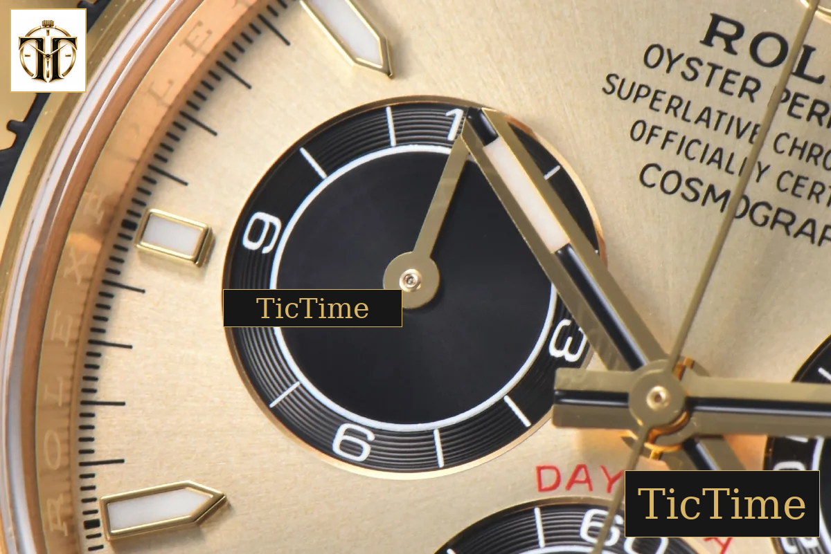 Daytona 126508 40mm Clean Factory YG YG Black Subdial YG Bracelet DD4131 — foto 6